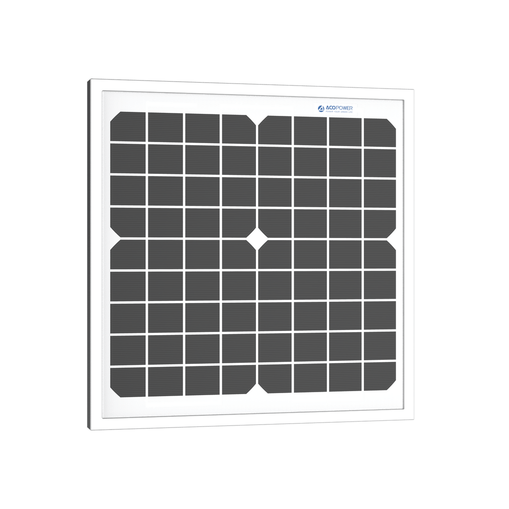 10 Watt 12 Volt Monocrystalline Solar Panel - KMT WAREHOUSE