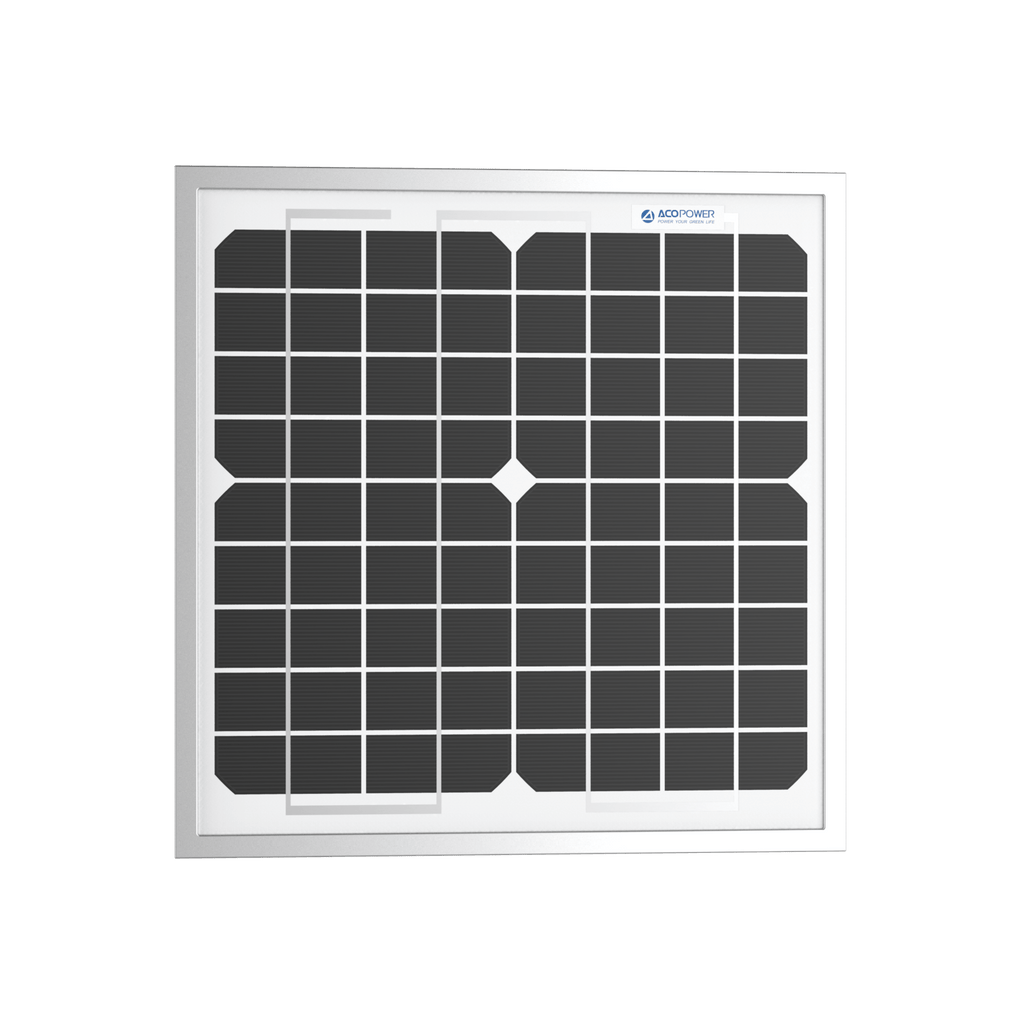 10 Watt 12 Volt Monocrystalline Solar Panel - KMT WAREHOUSE