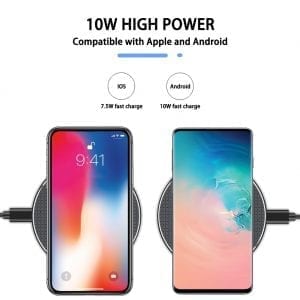 15W Fast Wireless Charger Pad - KMT WAREHOUSE