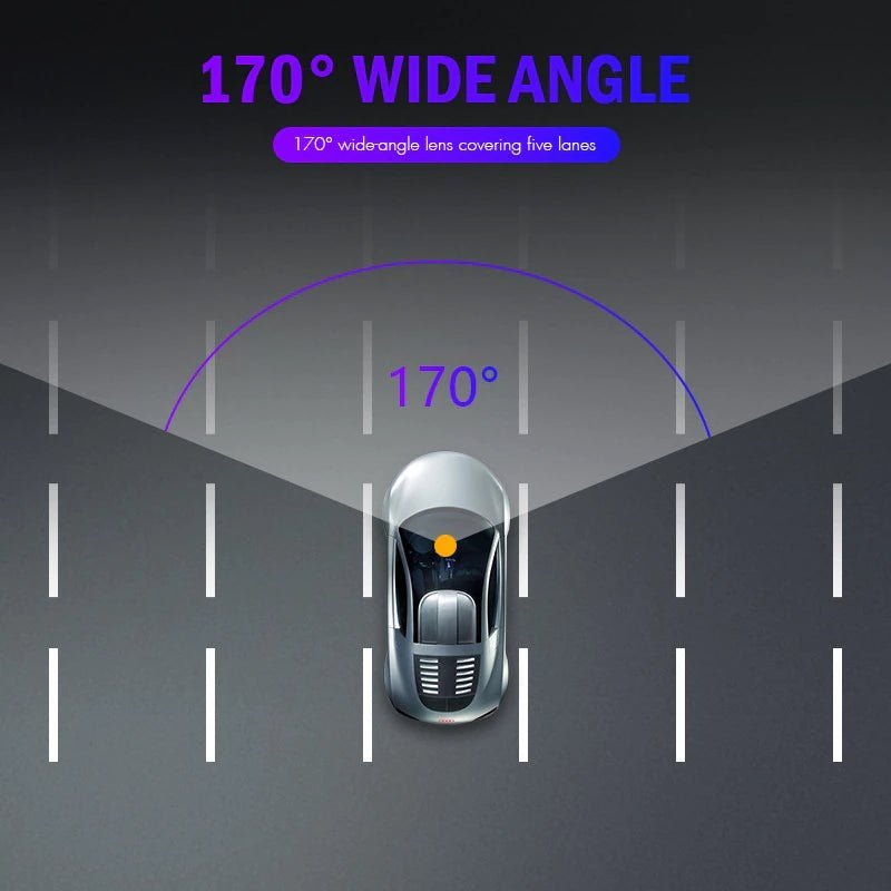 3 in 1 Rear View Dual Camera Full HD Night Vision Car Dash Camera - KMT WAREHOUSE