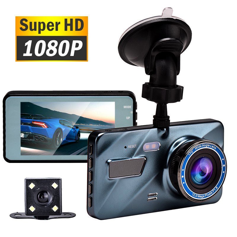 3 in 1 Rear View Dual Camera Full HD Night Vision Car Dash Camera - KMT WAREHOUSE
