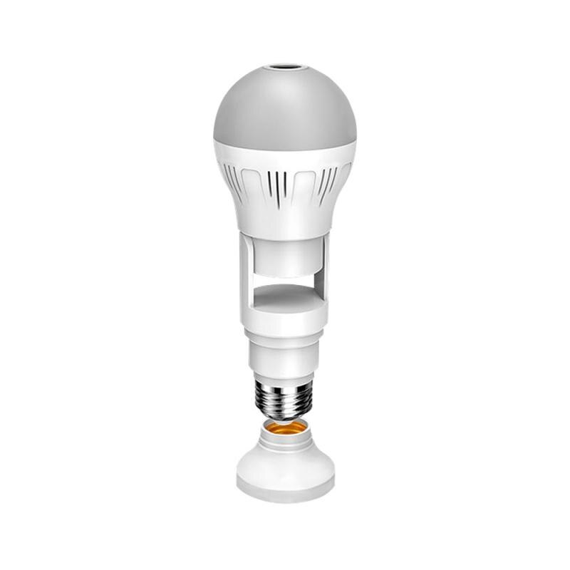 360° Panoramic Hidden Light Bulb Wifi Camera - KMT WAREHOUSE