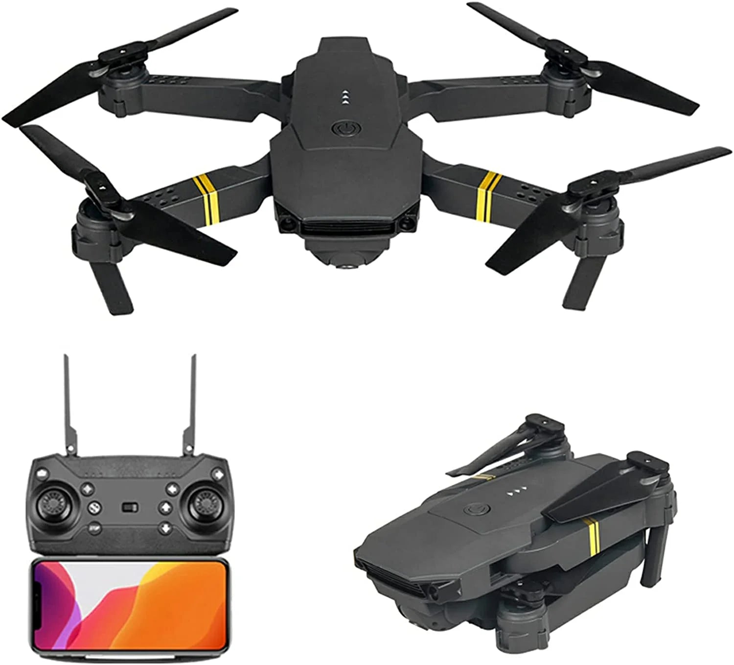 4K HD Dual Camera RC FPV WiFi Portable Wide Angle Foldable Quadcopter Drone - KMT WAREHOUSE