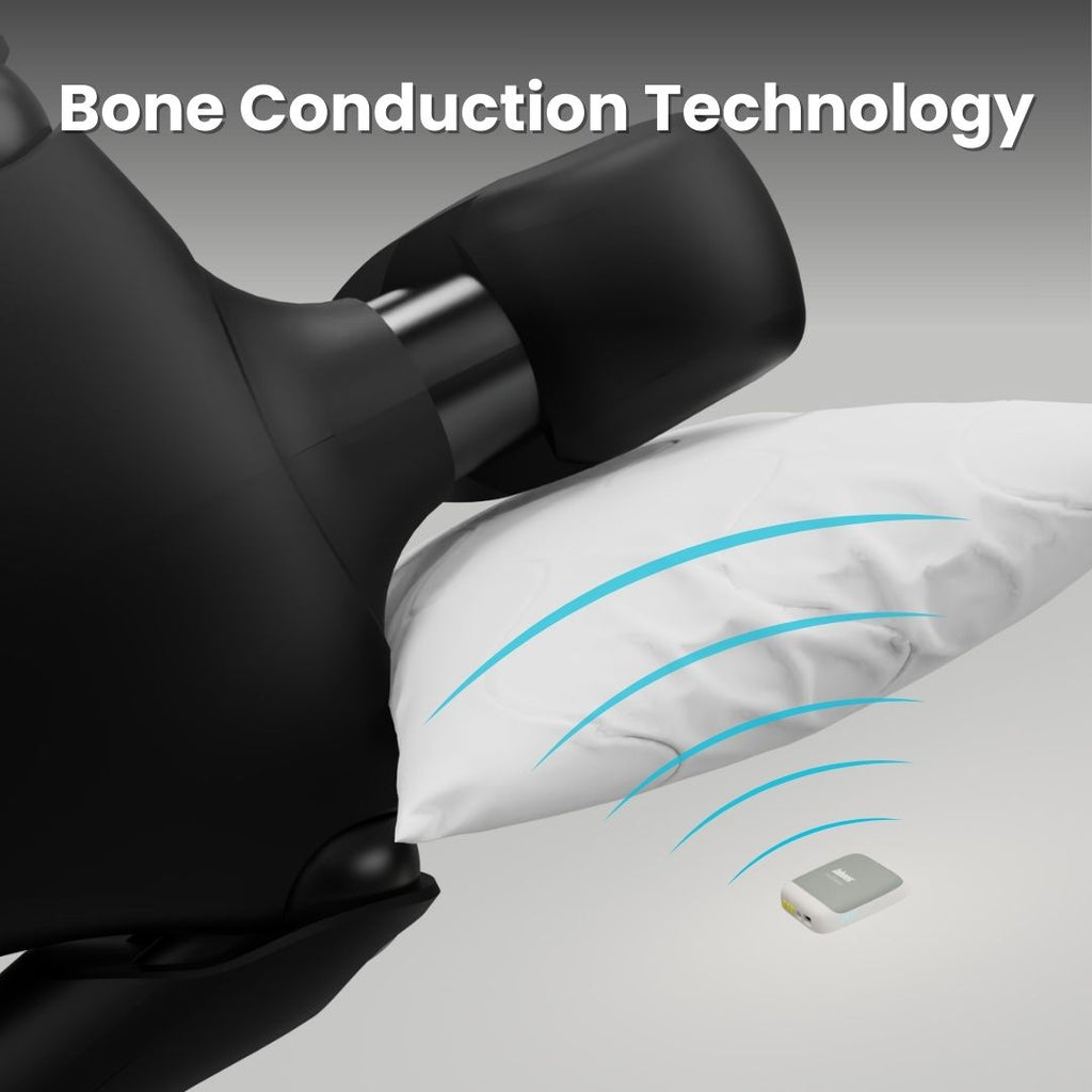 Jabees PEACE Pillow Speaker - Ultra-Thin Bone Conduction Sleep Speaker for Comfortable and Healthy Bedtime Audio