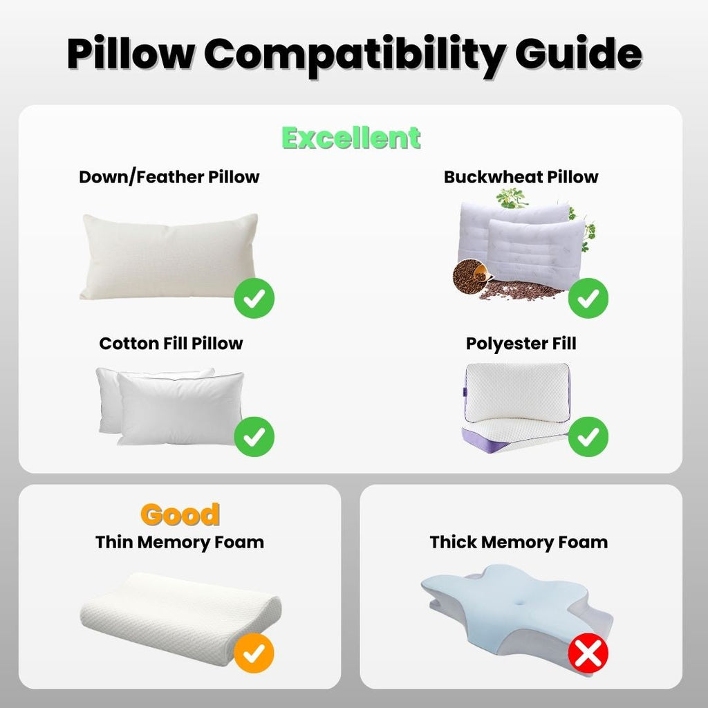 Jabees PEACE Pillow Speaker - Ultra-Thin Bone Conduction Sleep Speaker for Comfortable and Healthy Bedtime Audio