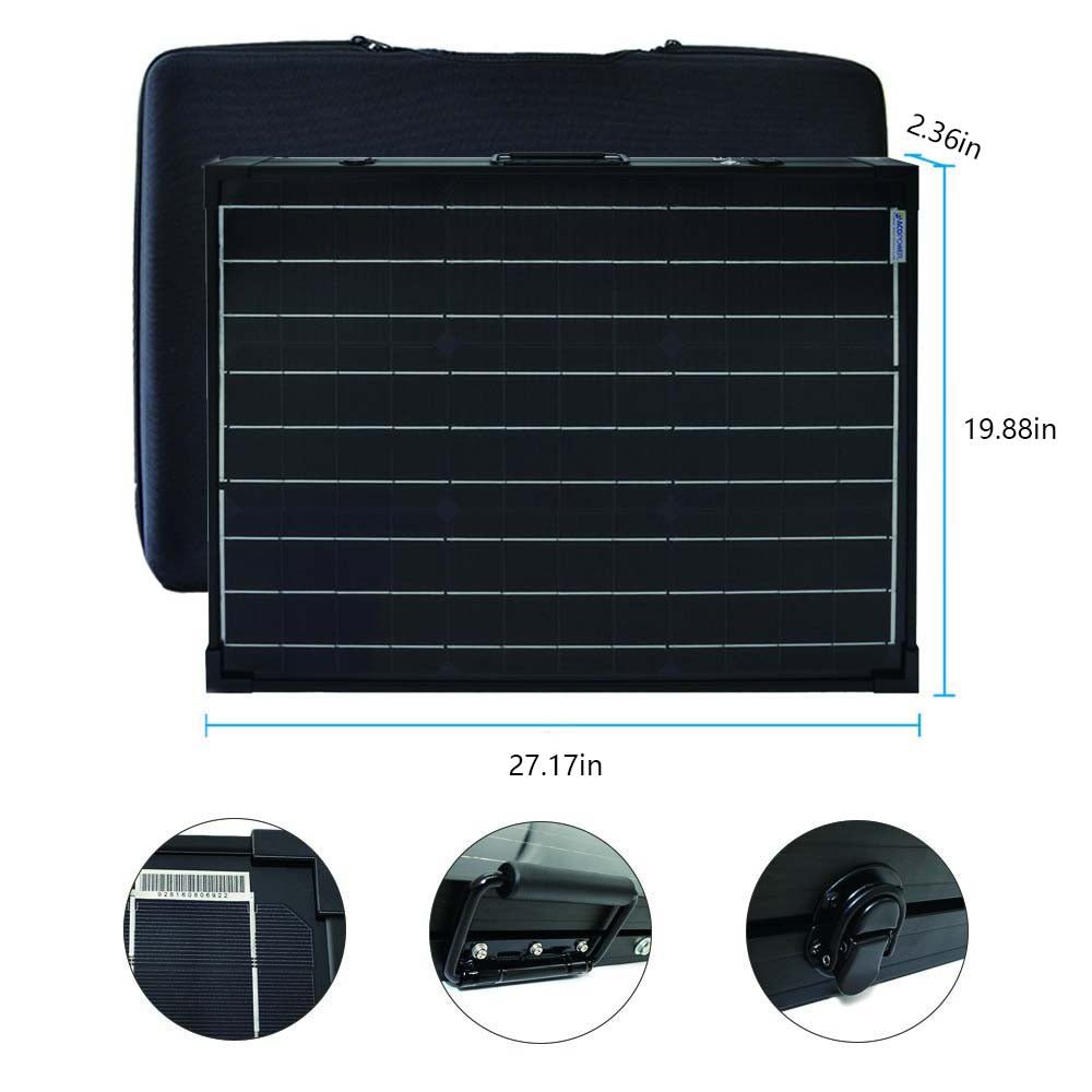 ACOPower PTP 100W Portable Solar Panel Expansion Briefcase - KMT WAREHOUSE