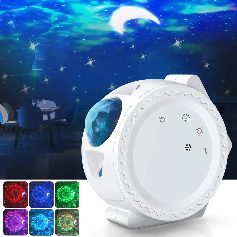 Alexa Compatible Laser Projector w/LED Nebula Cloud for Game Rooms, Home Theater, or Night Light Ambiance - KMT WAREHOUSE