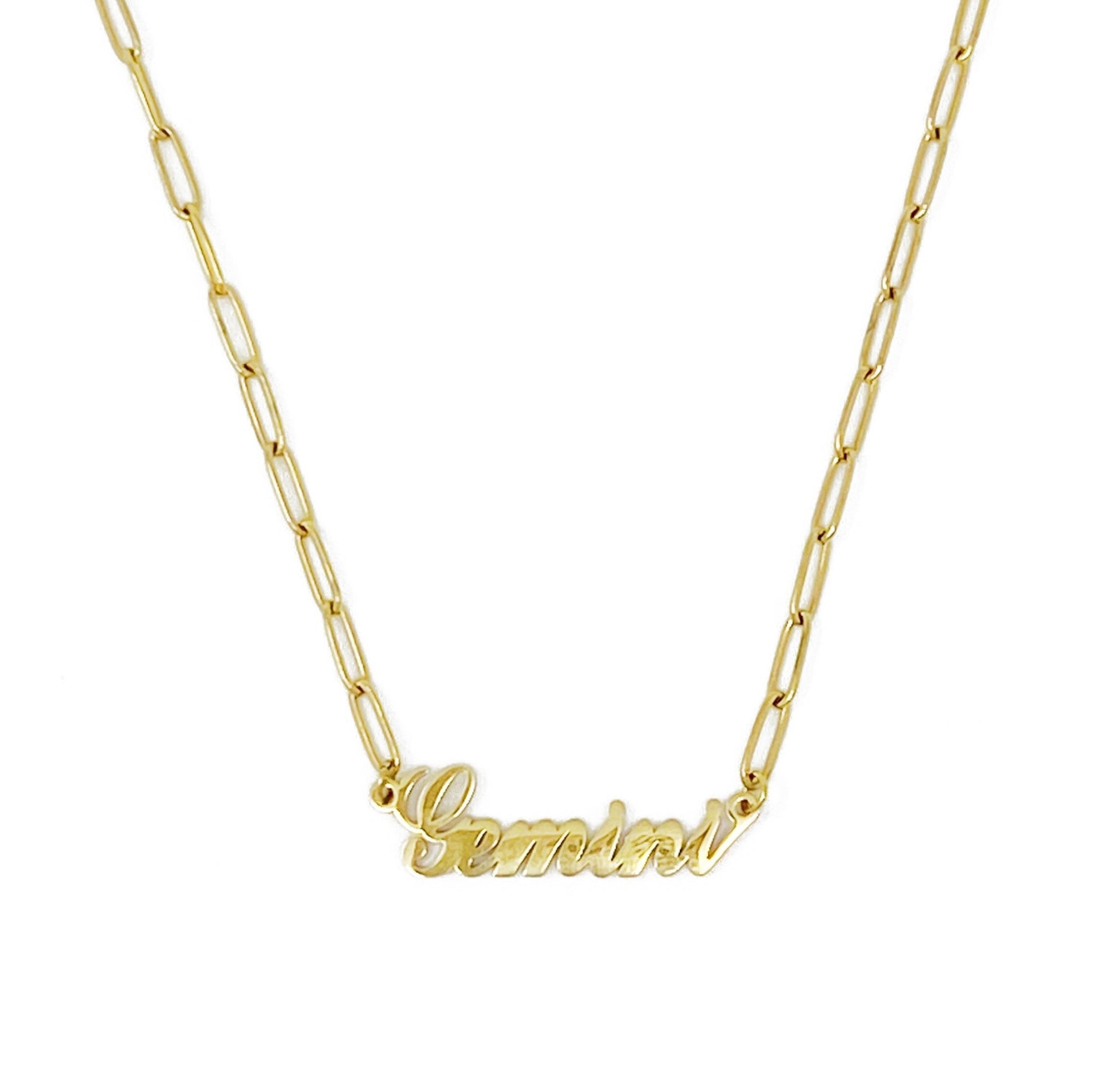 Annie Zodiac Chain Necklace - KMT WAREHOUSE