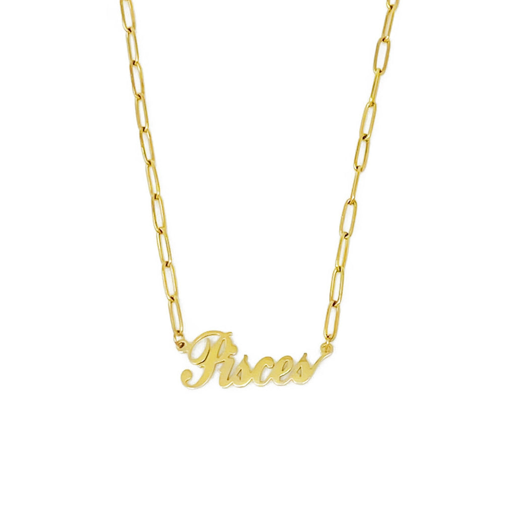 Annie Zodiac Chain Necklace - KMT WAREHOUSE
