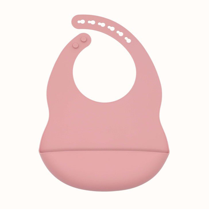 Baby Solid Color Food Grade Silicone Bibs - KMT WAREHOUSE