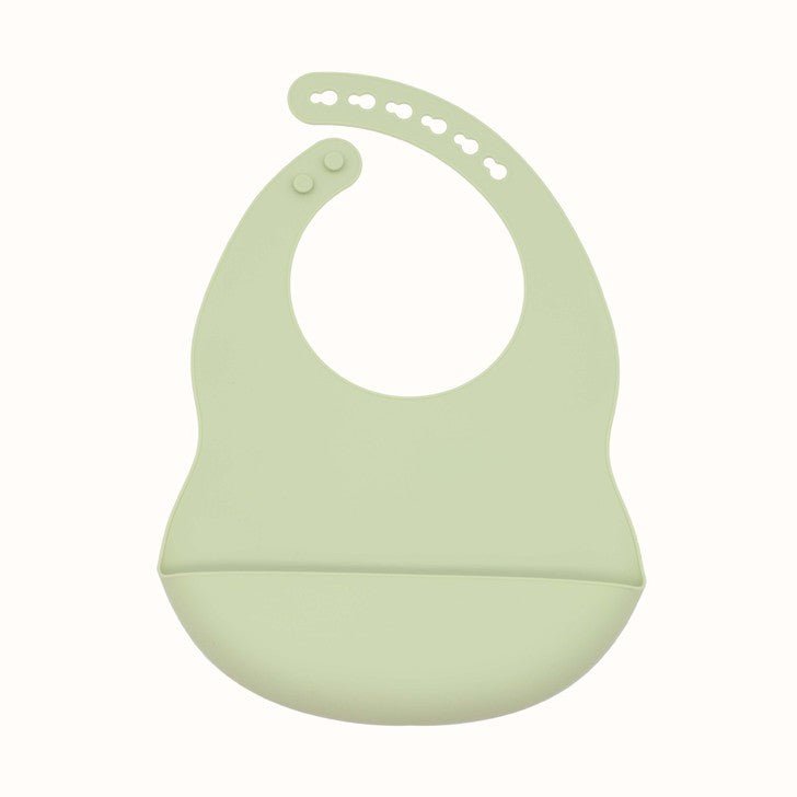 Baby Solid Color Food Grade Silicone Bibs - KMT WAREHOUSE