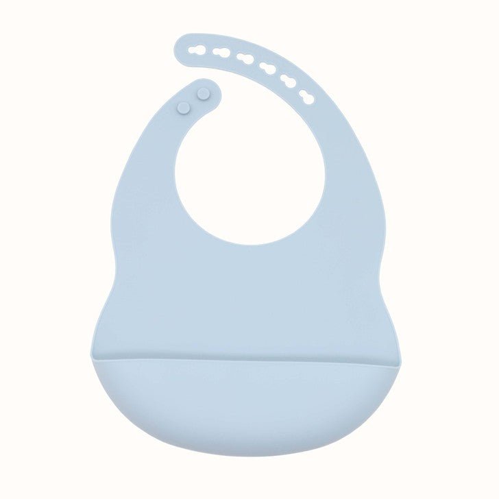 Baby Solid Color Food Grade Silicone Bibs - KMT WAREHOUSE