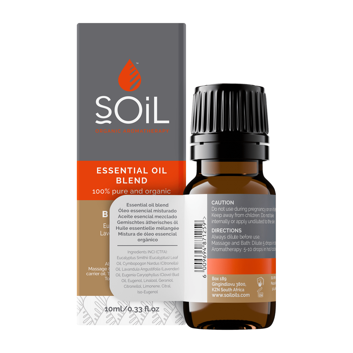 Bug Away - Organic Essential Oil Blend 10ml - KMT WAREHOUSE