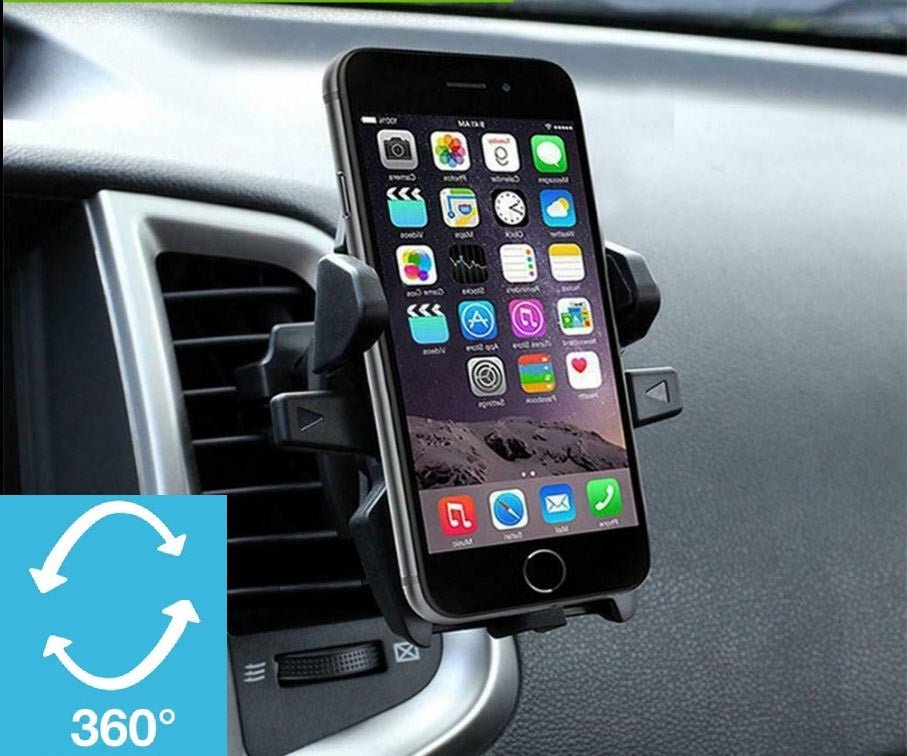 Car Air Vent Mount Cell Phone Holder One Touch - KMT WAREHOUSE