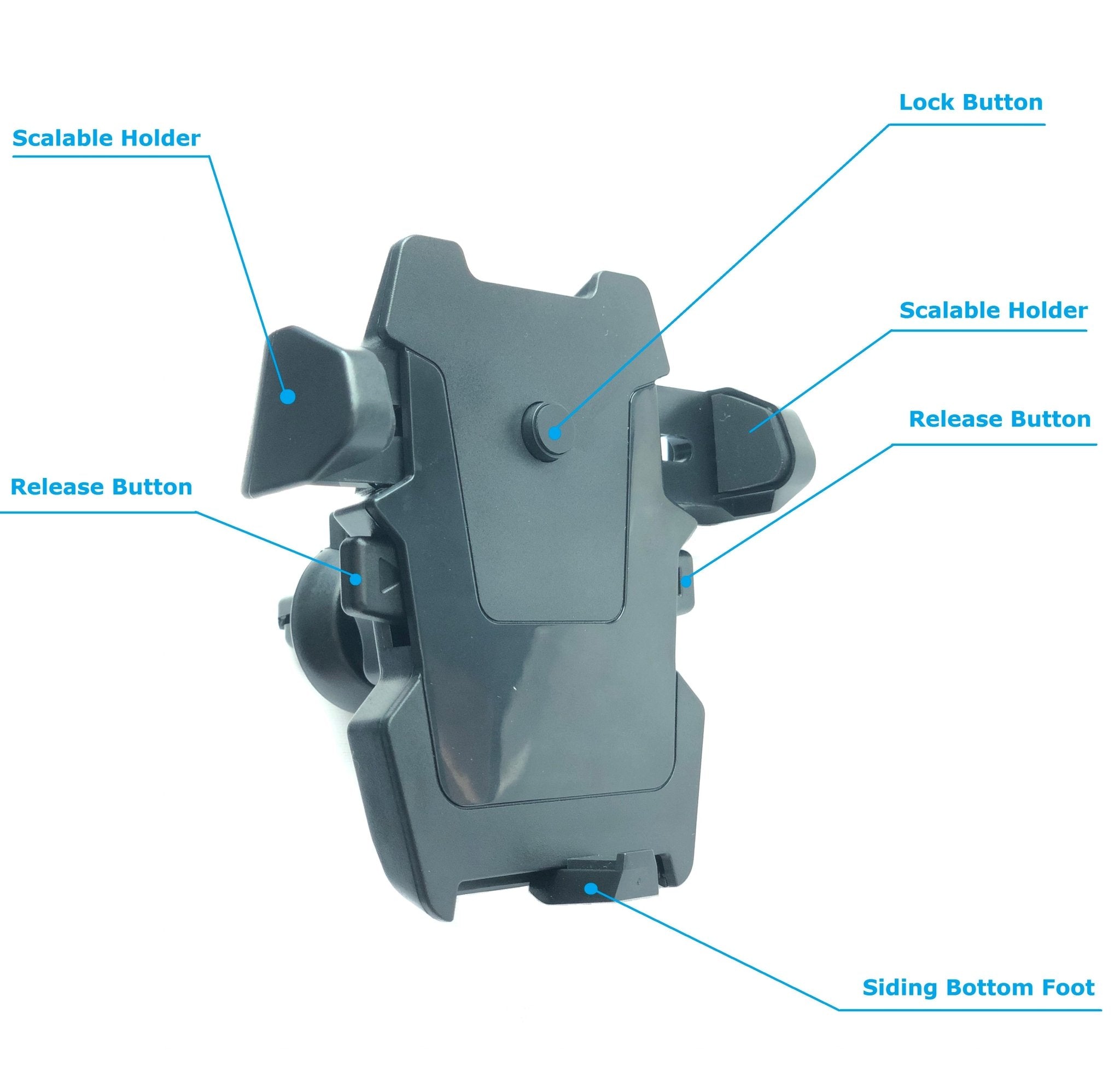 Car Air Vent Mount Cell Phone Holder One Touch - KMT WAREHOUSE