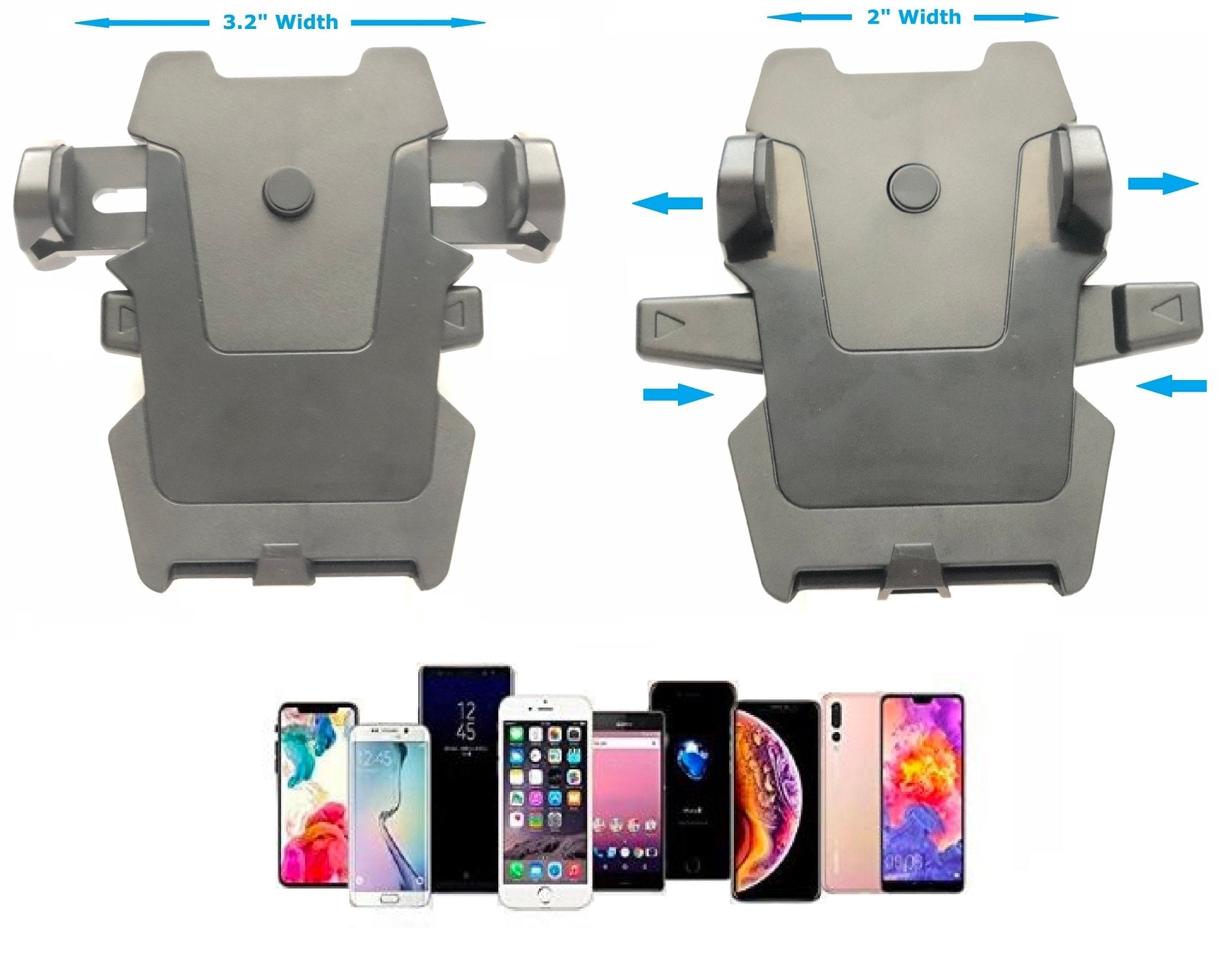Car Air Vent Mount Cell Phone Holder One Touch - KMT WAREHOUSE