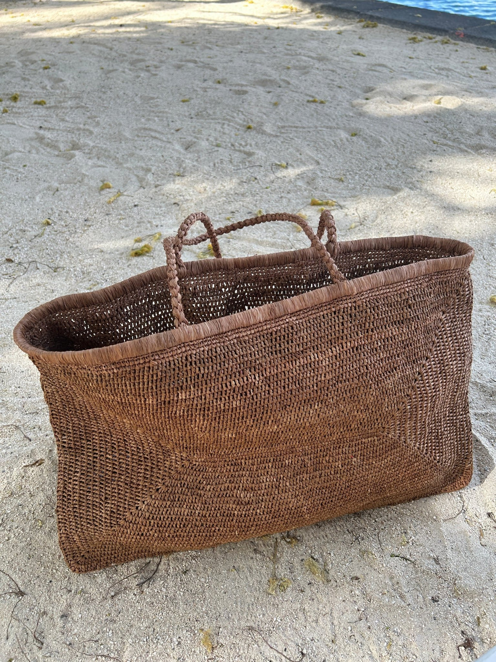 Clipa (XXL) Raffia Beach Tote Bag - KMT WAREHOUSE