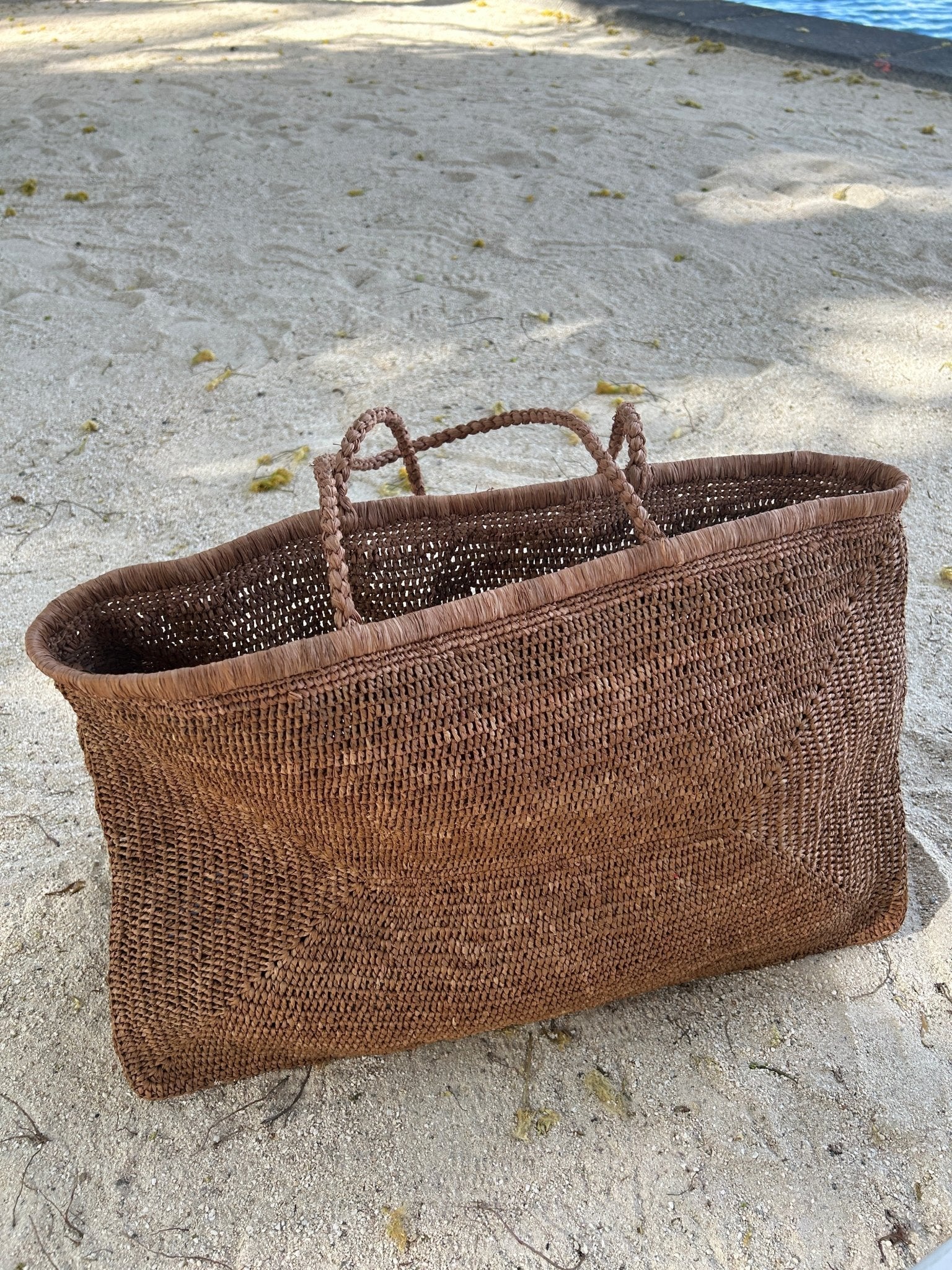 Clipa (XXL) Raffia Beach Tote Bag - KMT WAREHOUSE