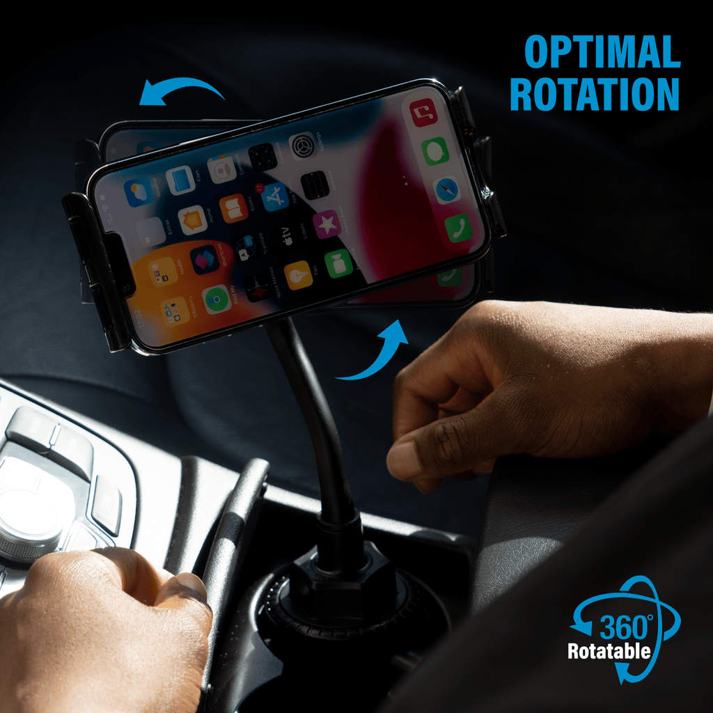 Cup Car Mount Holder 2 - In - 1 Tablet and Smartphone - KMT WAREHOUSE