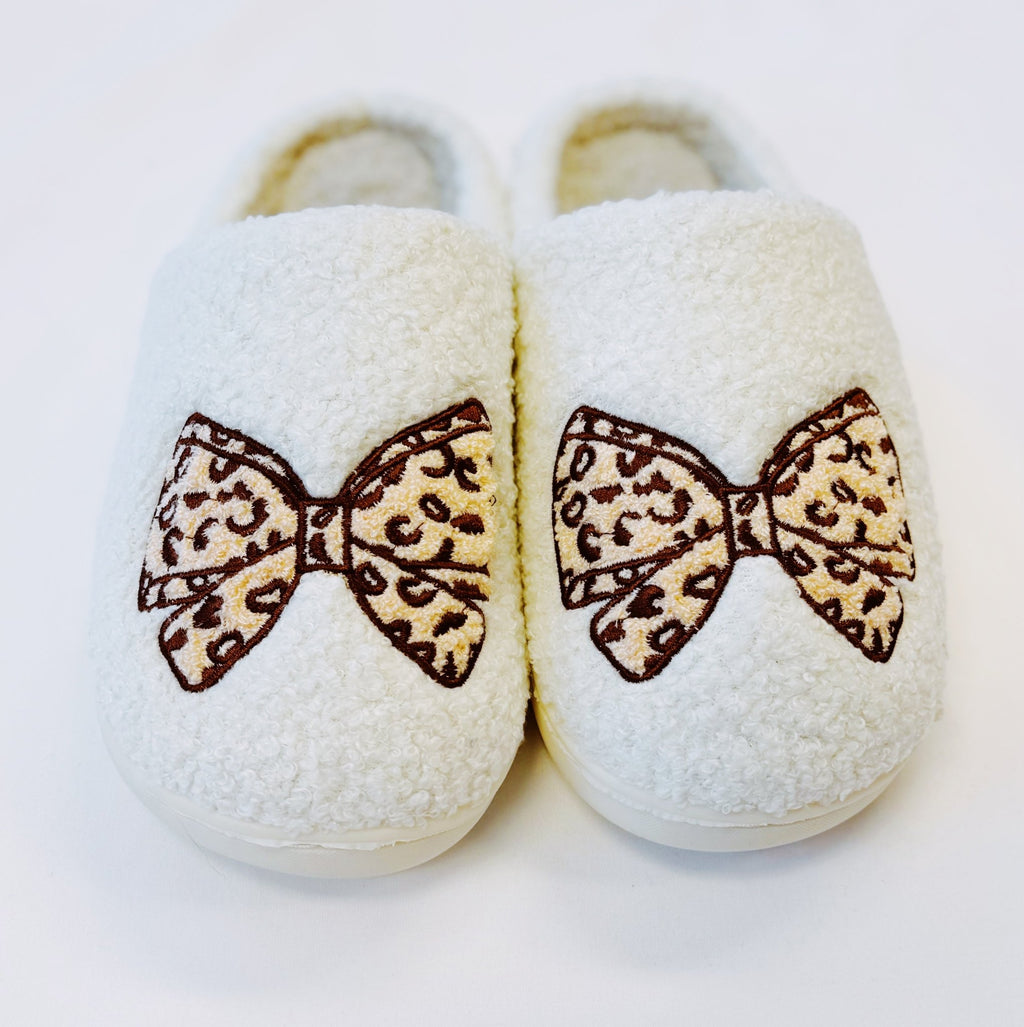 Emily Bow Cozy Lounge Slippers - KMT WAREHOUSE