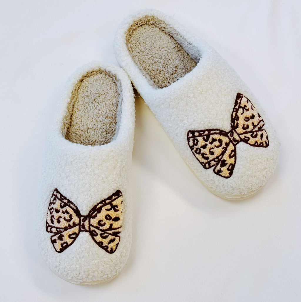 Emily Bow Cozy Lounge Slippers - KMT WAREHOUSE
