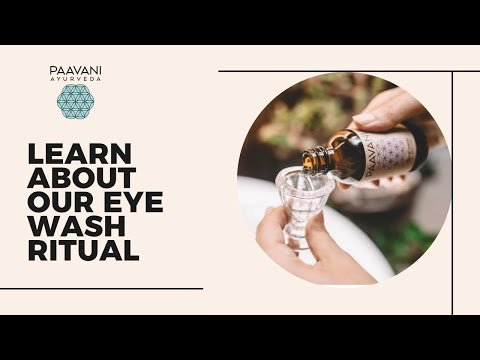 Eye Wash Ritual | Ayurvedic Eye Cleansing for Soothing & Hydrating - KMT WAREHOUSE