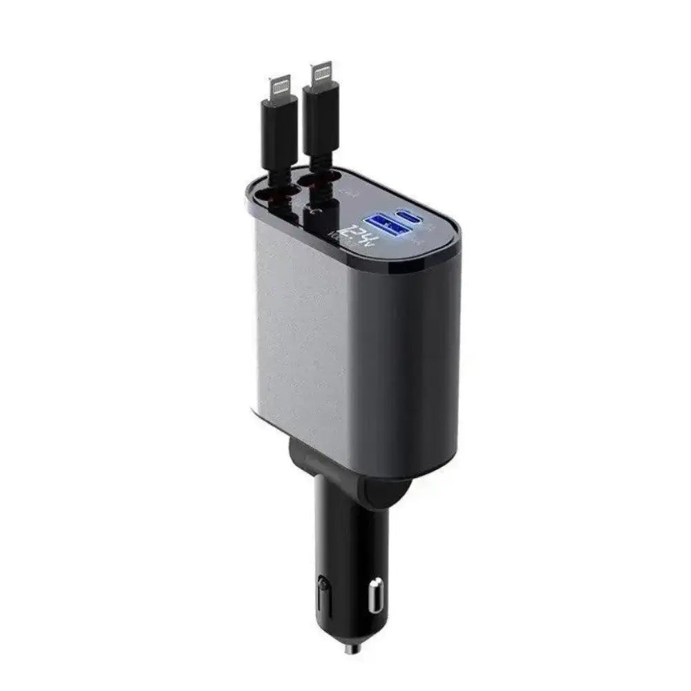 FAST 100W Car Phone Charger Lighter USB And TYPE - C Adapter - KMT WAREHOUSE