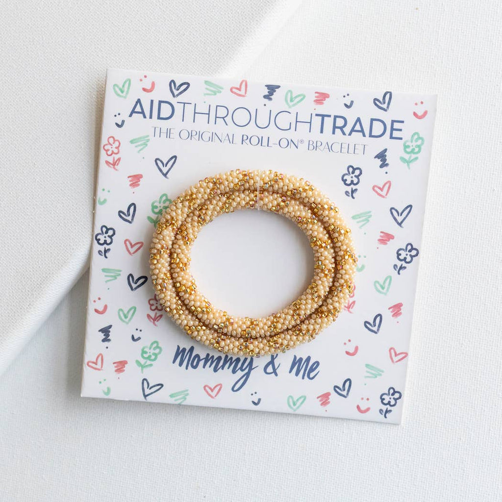 Gold Mommy & Me Bracelets - KMT WAREHOUSE