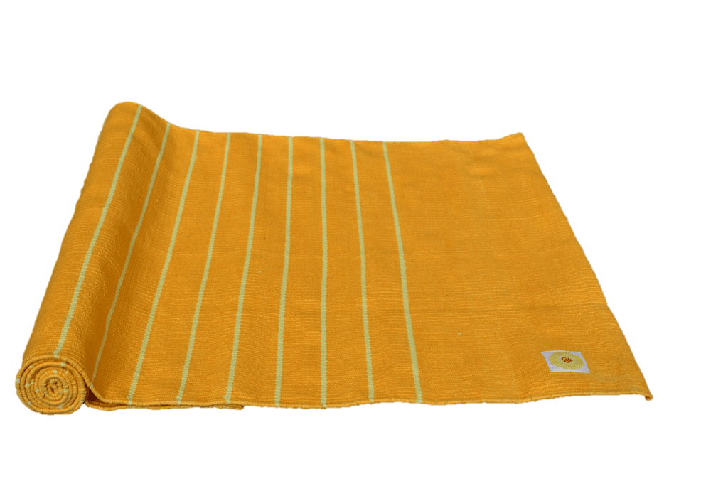 Handwoven cotton Floor Yoga Meditation Prayer Rug - KMT WAREHOUSE