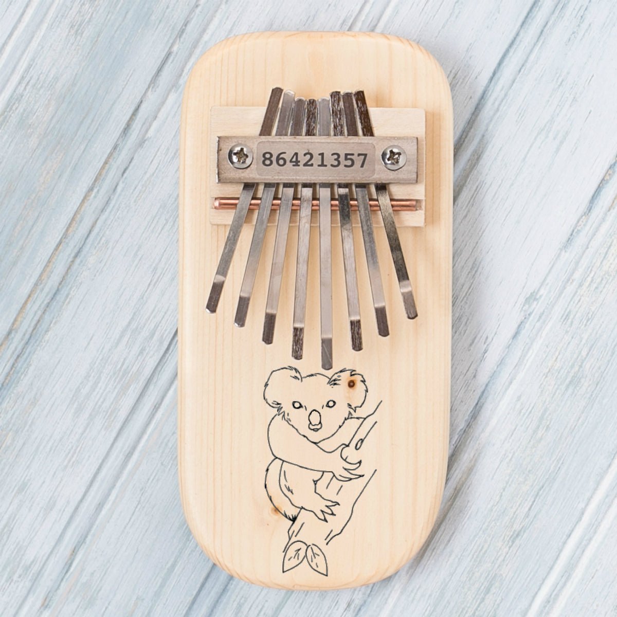 Koala Bear Engraved Thumb Piano - KMT WAREHOUSE
