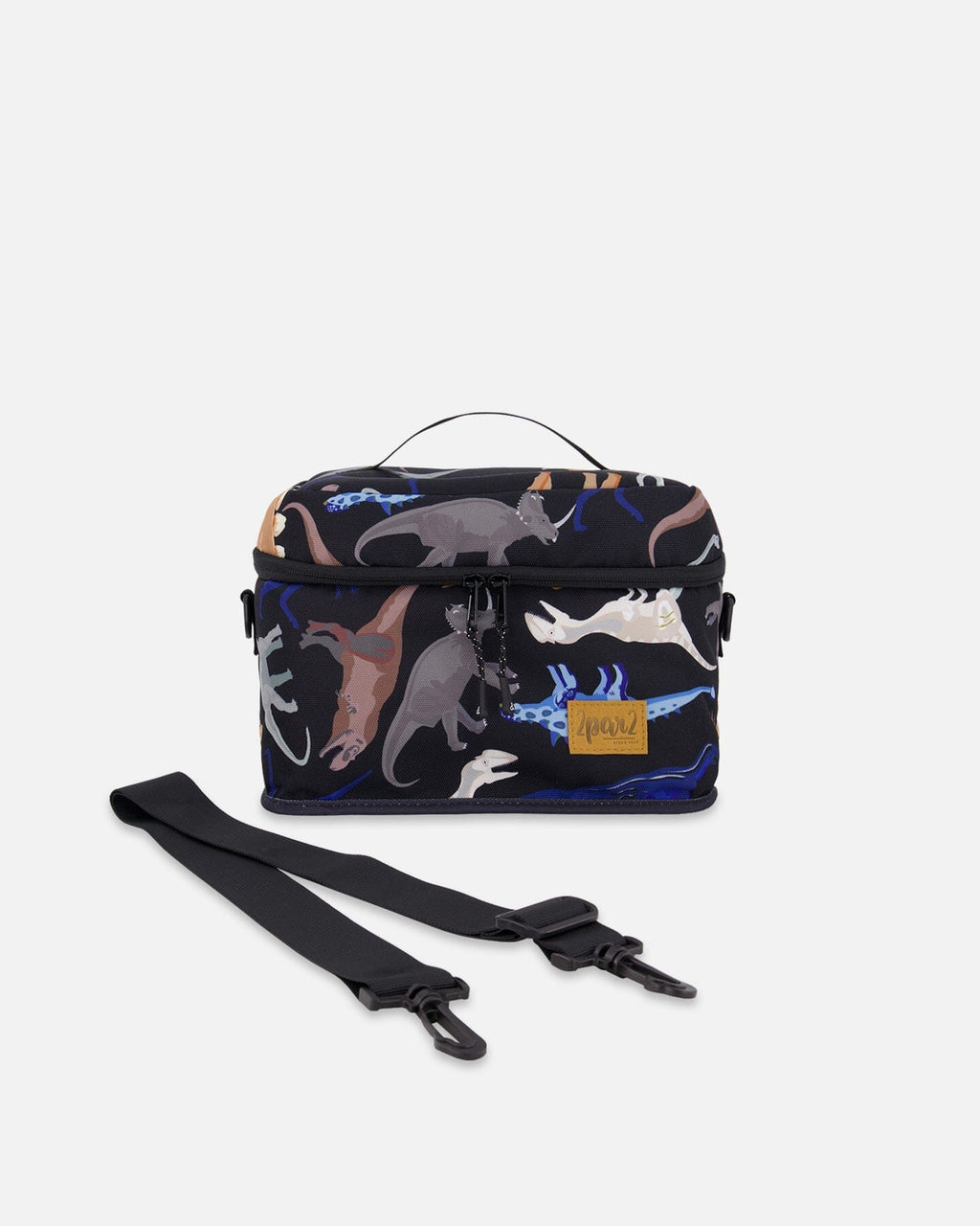 Lunch Box Black Dinosaur Print - KMT WAREHOUSE