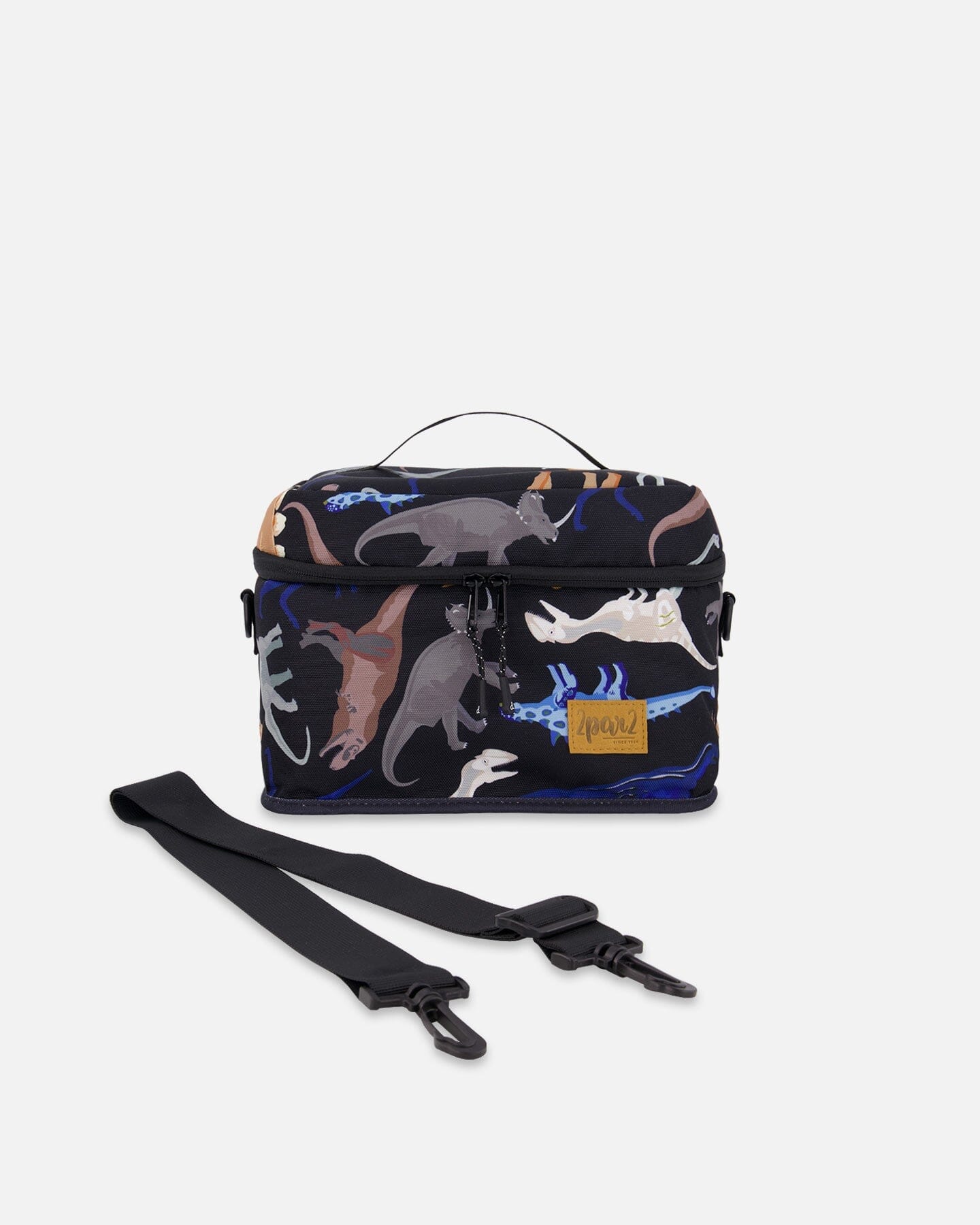 Lunch Box Black Dinosaur Print - KMT WAREHOUSE