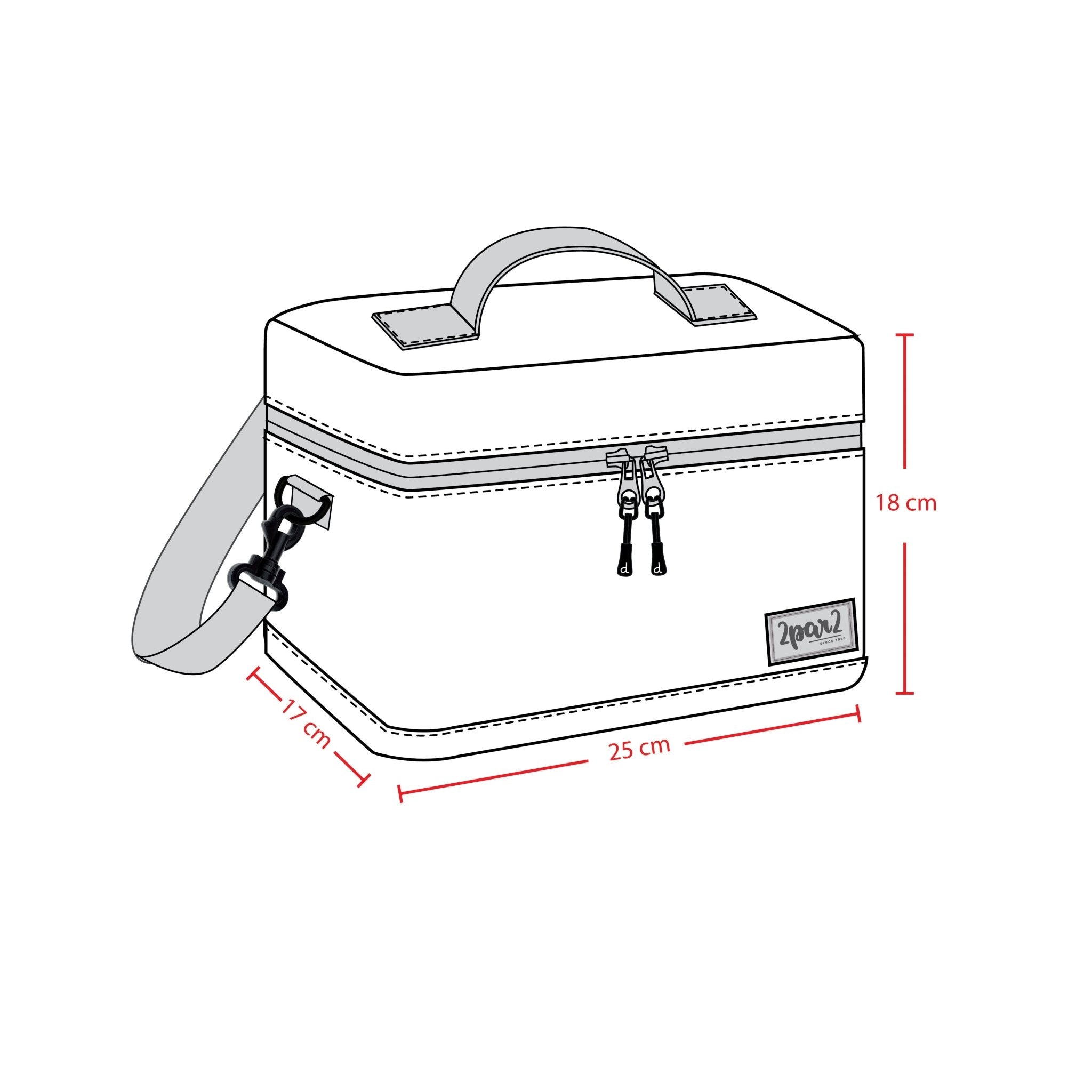 Lunch Box Black Dinosaur Print - KMT WAREHOUSE