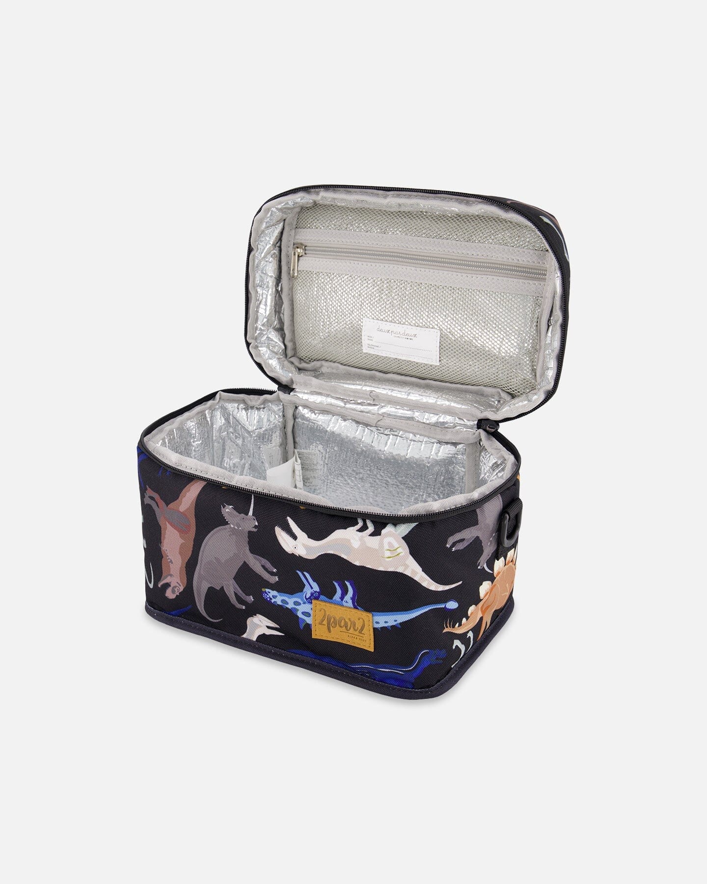 Lunch Box Black Dinosaur Print - KMT WAREHOUSE