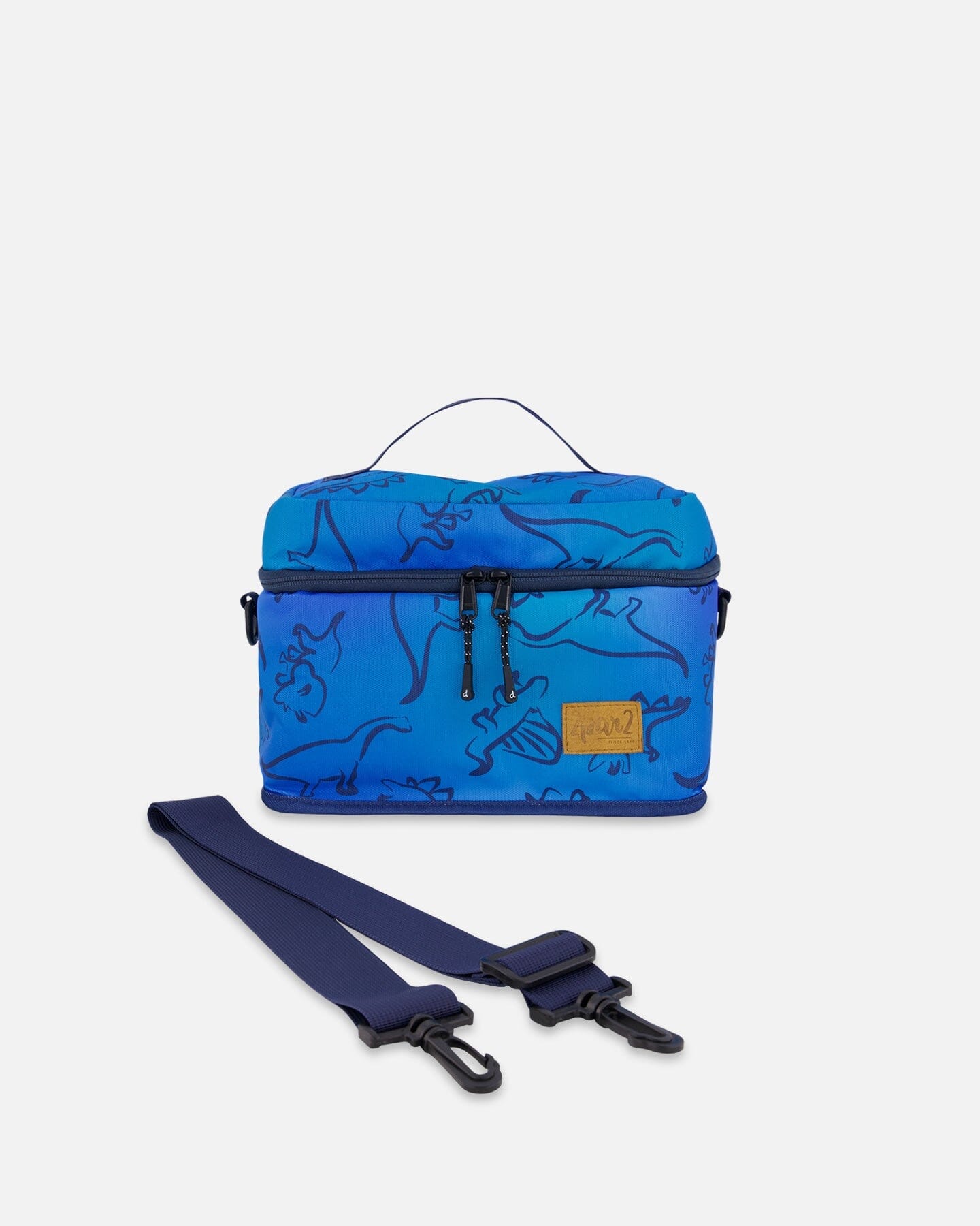 Lunch Box Blue Gradient Dinosaur Print - KMT WAREHOUSE
