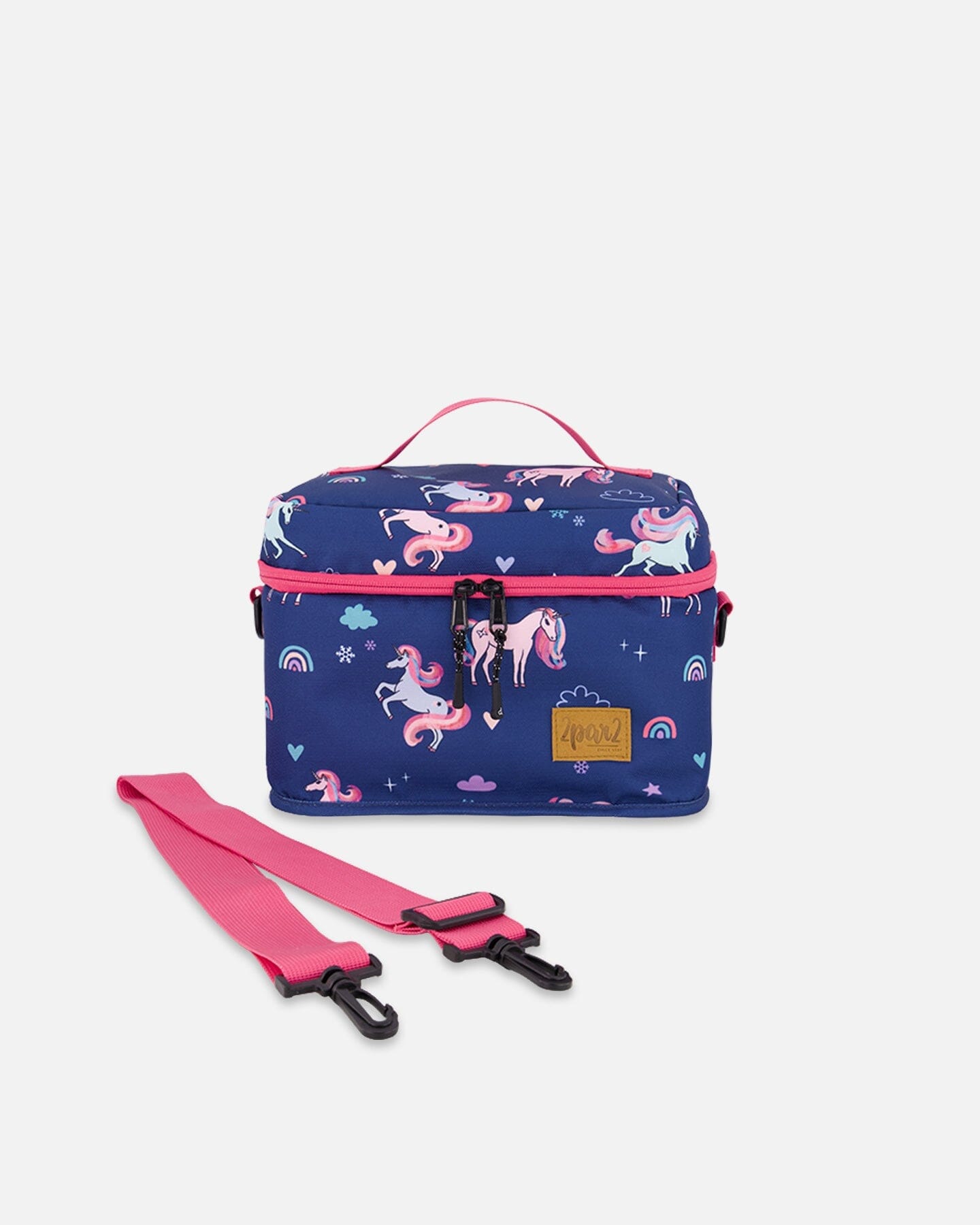 Lunch Box Navy Unicorn Print - KMT WAREHOUSE