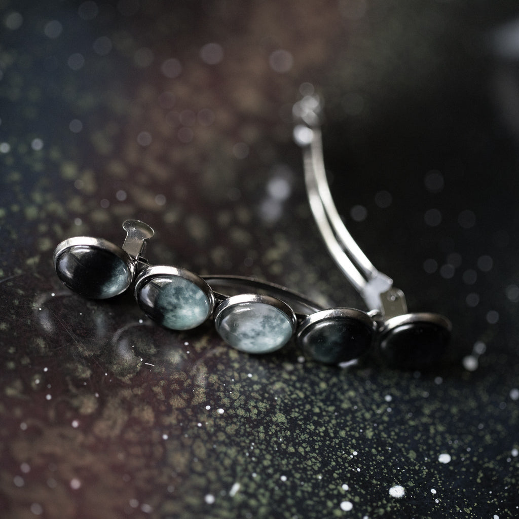 Moon Phase Hair Clip Barrette - KMT WAREHOUSE