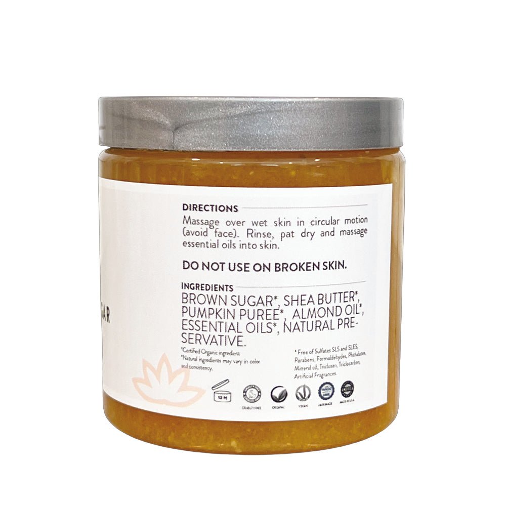 Organic Pumpkin Shea Sugar Body Scrub - KMT WAREHOUSE