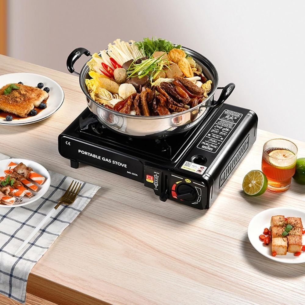 Portable Camping Gas Stove with Carrying Case - KMT WAREHOUSE