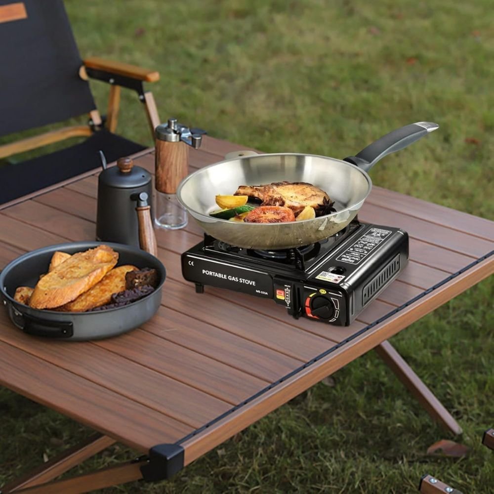 Portable Camping Gas Stove with Carrying Case - KMT WAREHOUSE