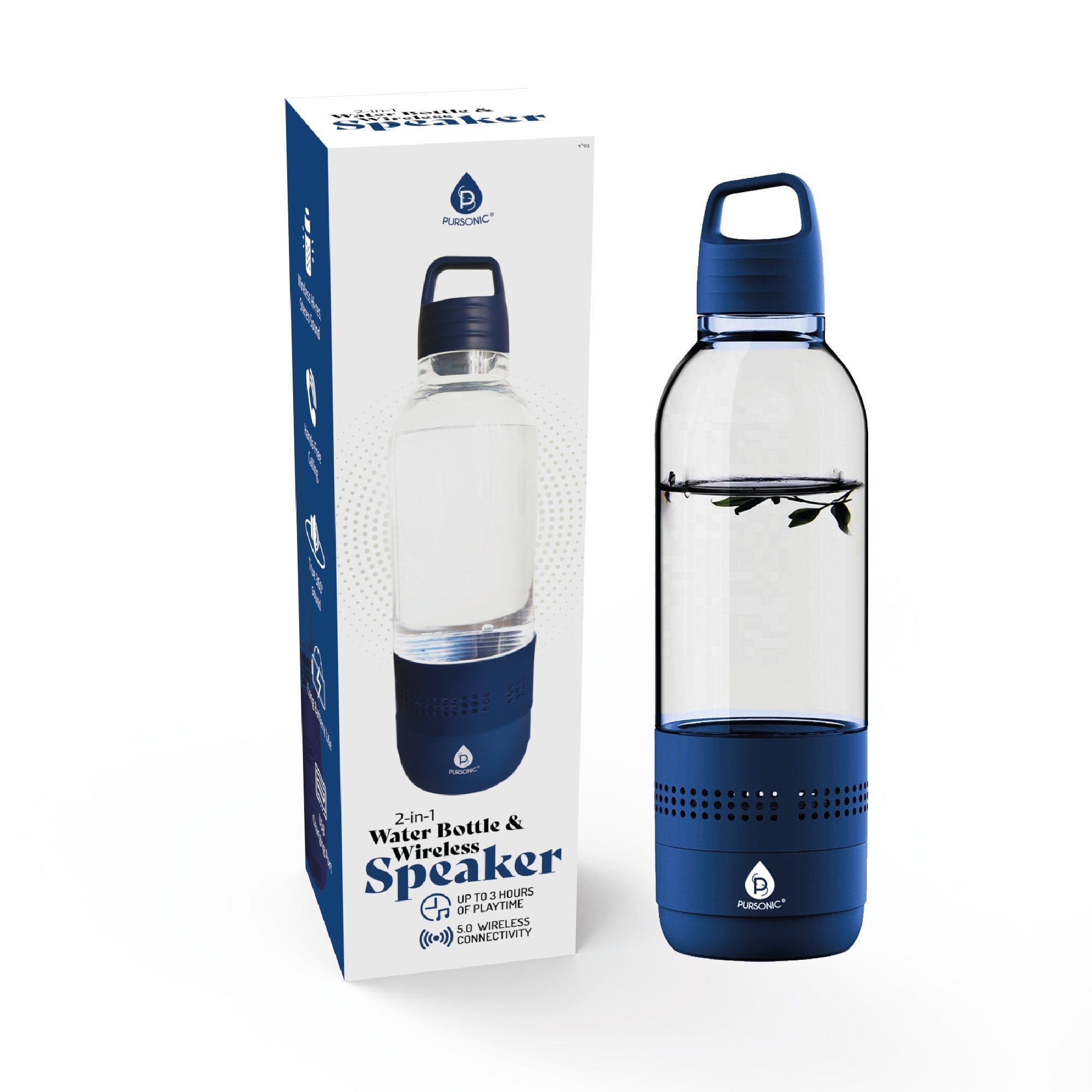 Pursonic 2 - in - 1 Water Bottle with Built - In Wireless Speaker - KMT WAREHOUSE