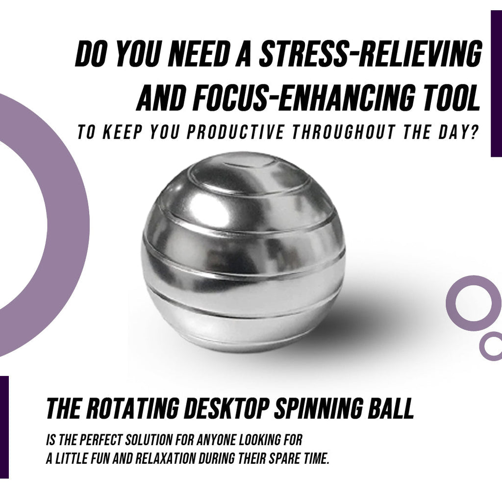 Rotating Desktop Spinning Ball - KMT WAREHOUSE