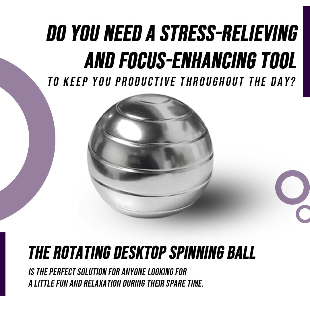 Rotating Desktop Spinning Ball - KMT WAREHOUSE