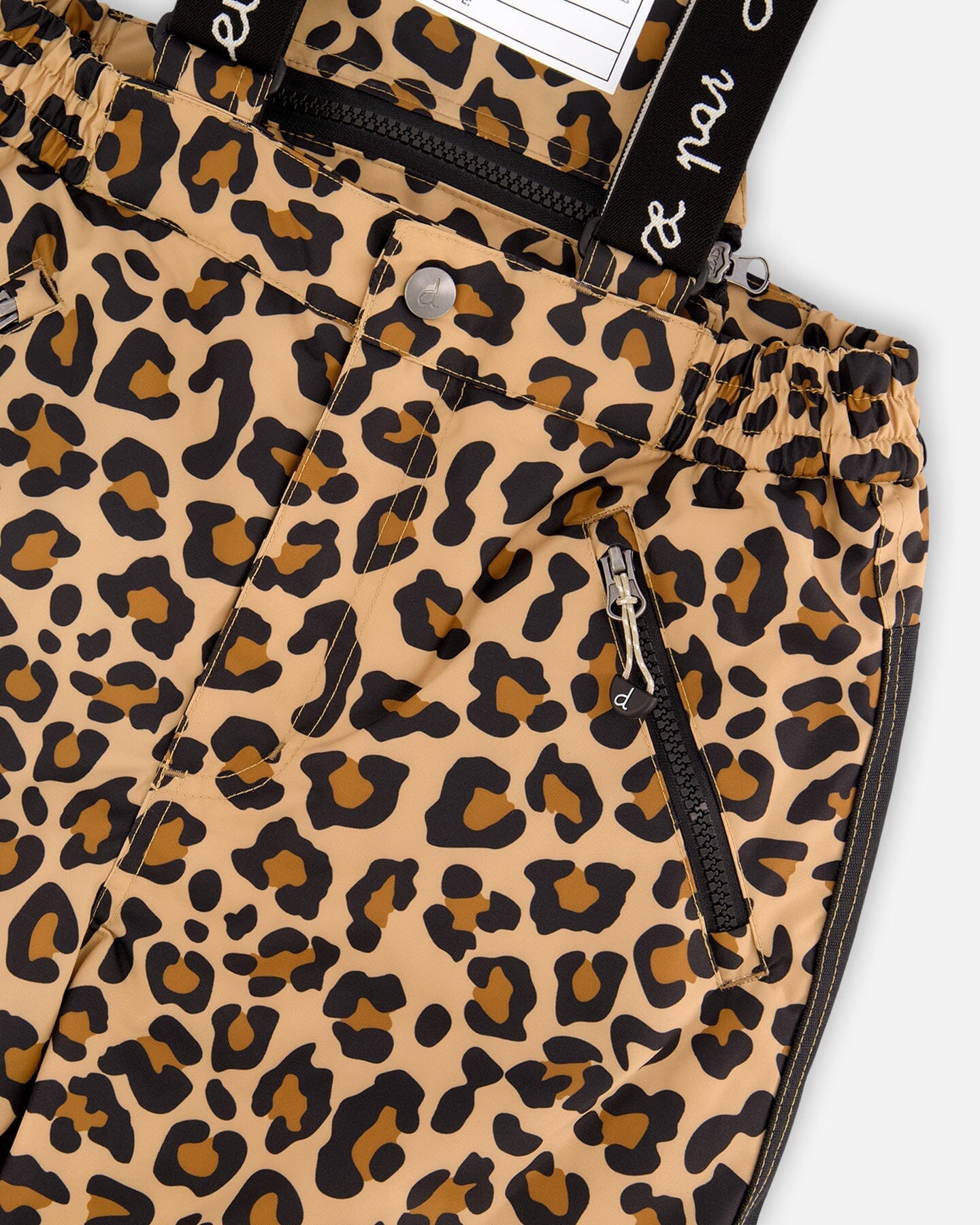 Two - Piece Play Snowsuit Beige Leopard - KMT WAREHOUSE