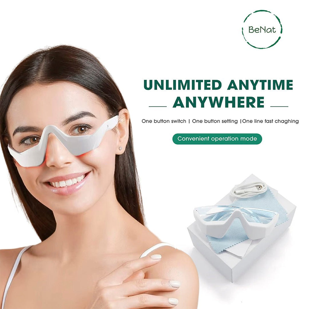 Under - Eye Red Light Therapy Skin Rejuvenation and Relaxation Massager - KMT WAREHOUSE
