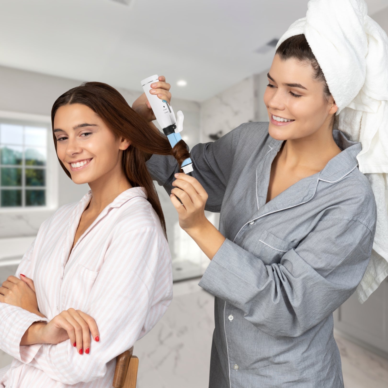 USB Rechargeable Cordless Curling Iron - KMT WAREHOUSE